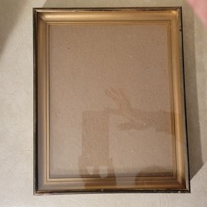 VTG Gold Ornate Brass Metal Picture Frame 8x10 Art Deco Style